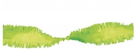 Haza feestslinger crêpepapier 6 m lichtgroen