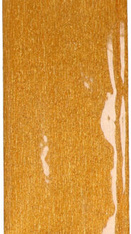 Haza Hobby crepe alu papier gouden glitters 150 x 50 cm - Crepepapier Goudkleurig
