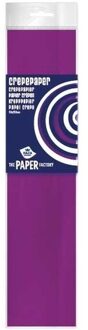 Haza Hobby crepe papier aubergine paars 250 x 50 cm - Crepepapier