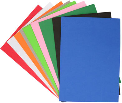 Haza Knutsel foam rubber assorti 30x stuks - Hobby en knutsel artikelen/materialen