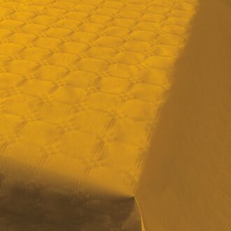 Haza Mosterd geel papieren tafellaken/tafelkleed 800 x 118 cm op rol Okergeel