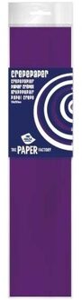 Haza Original Crepe papier plat paars 250 x 50 cm knutsel materiaal - Hobbypapier