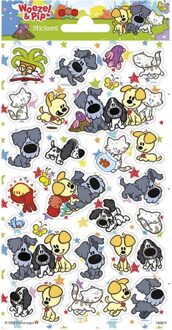 Haza Original Stickerset Woezel & Pip