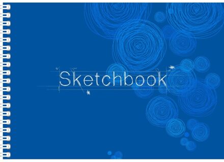 Haza Schetsboek/tekenboek A3 formaat - 3x - 20 blanco vellen - Hobby/tekenpapier