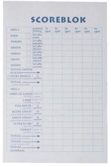 Haza Scoreblok 9.4x14.5cm 250vel pak a 5st