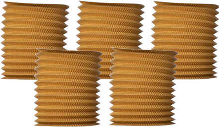 Haza Treklampion - 5x - metallic goud- papier - D20cm - decoratie