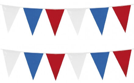 Haza vlaggenlijnen Holland - 6x - Nederland - rood-wit-blauw - 10 meter - binnen en buiten