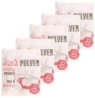 Haza Zakje met jeukpoeder - 5x - Fopartikelen - prank - feestartikelen - jeukende poeder