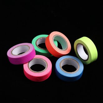 Hazard Waarschuwing Strip Markering Rubberen Stof UV Fluorescerende Tape Lichtgevende Roll Film Gloeiende Papier Katoen Veiligheid & Bescherming