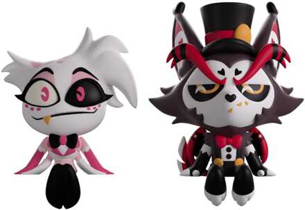 Hazbin Hotel Vinyl Figures Angel Dust & Husk Monitor Buddiez
