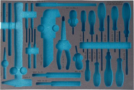 Hazet 2-componenten zachschuiminleg 163-120L · L x B: 519 mm x 342 mm