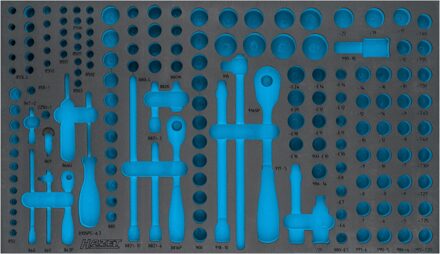 Hazet 2-componenten zachschuiminleg 163-549L · L x B: 691 mm x 392 mm