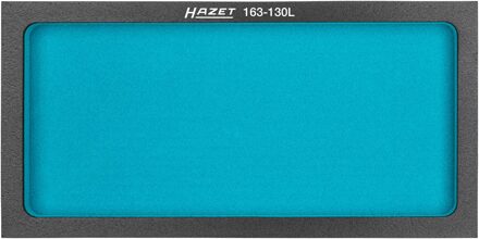 Hazet 2-componenten zachtschuiminleg · leeg 163-130L · L x B x H: 342 mm x 172 mm x 33 mm