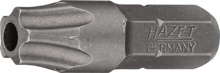 Hazet 5-sterren-bit 2225-40H · 1/4 inch (6,3 mm) zeskant massief · Binnen-5-ster-profiel met tap · SW 40H