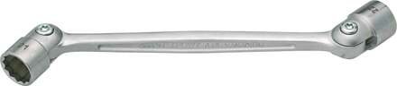 Hazet 645-16X17 Gewricht-dopsleutel 16 mm, 17 mm 243.2 mm 1 stuk(s)