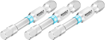 Hazet Bit 2204NSLG-5/3 · 1/4 inch (6,3 mm) zeskant massief · Binnen-zeskant-profiel · 3-delig · SW 5 mm