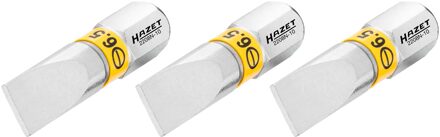 Hazet Bit 2208N-10/3 · 1/4 inch (6,3 mm) zeskant massief · Sleufprofiel · 3-delig · SW 1,2 x 6,5 mm