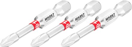 Hazet Bit 2215NSLG-PH1/3 · 1/4 inch (6,3 mm) zeskant massief · Kruiskop profiel PH · 3-delig · SW PH1