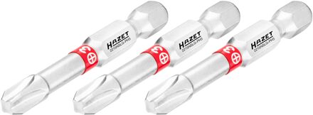 Hazet Bit 2215NSLG-PH3/3 · 1/4 inch (6,3 mm) zeskant massief · Kruiskop profiel PH · 3-delig · SW PH3