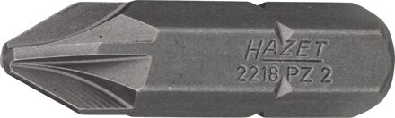 Hazet Bit 2218-PZ2 · 5/16 inch (8 mm) zeskant massief · Pozidriv-profiel PZ · SW PZ2