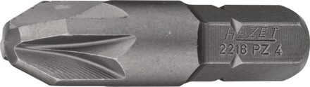 Hazet Bit 2218-PZ4 · 5/16 inch (8 mm) zeskant massief · Pozidriv-profiel PZ · SW PZ4
