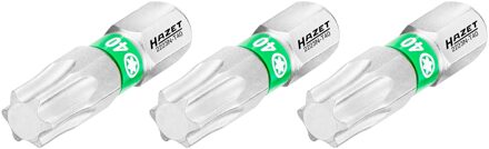 Hazet Bit 2223N-T40/3 · 1/4 inch (6,3 mm) zeskant massief · Binnen-TORX®-profiel · 3-delig · SW T40