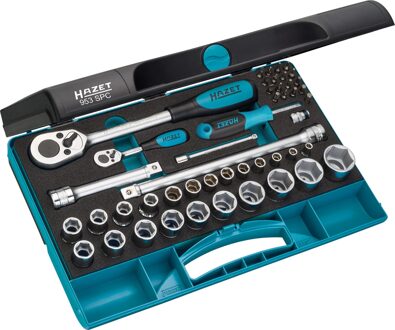 Hazet Bit set Metric 1/2 (12.5 mm) 47-piece 953SPC