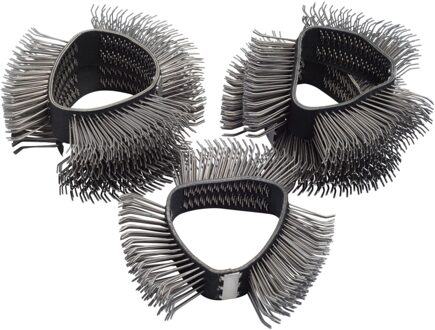 Hazet Borstelband · 23 mm breed · grof · gebogen punten 9033-6-02/5