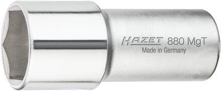 Hazet Bougiedopsleutel 880MGT · 3/8 inch (10 mm) vierkant hol · Buiten-zeskant-profiel · SW 20,8 mm · 13/16?