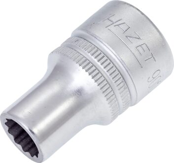 Hazet Dopsleutel 900AZ-3/8 · 1/2 inch (12,5 mm) vierkant hol · Buitentwaalfkant tractieprofiel · SW 3/8?