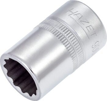 Hazet Dopsleutel 900AZ-5/8 · 1/2 inch (12,5 mm) vierkant hol · Buitentwaalfkant tractieprofiel · SW 5/8?