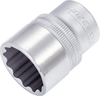 Hazet Dopsleutel 900Z-23 · 1/2 inch (12,5 mm) vierkant hol · Buitentwaalfkant tractieprofiel · SW 23 mm