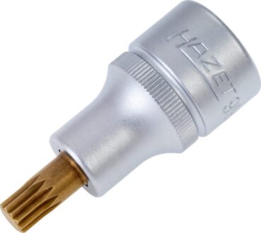 Hazet Dopsleutelbit 990-8 · 1/2 inch (12,5 mm) vierkant hol · Binnenveeltandprofiel XZN · SW M8