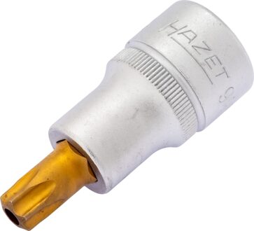 Hazet Dopsleutelbit 992-T50H · 1/2 inch (12,5 mm) vierkant hol · Tamper resistant TORX®-profiel · SW T50H
