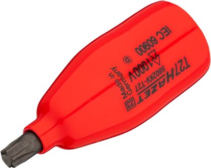 Hazet Dopsleutelbit · geïsoleerd 8802KV-T27 · 3/8 inch (10 mm) vierkant hol · Binnen-TORX®-profiel · SW T27