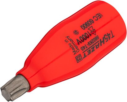 Hazet Dopsleutelbit · geïsoleerd 8802KV-T45 · 3/8 inch (10 mm) vierkant hol · Binnen-TORX®-profiel · SW T45