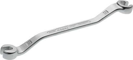Hazet Dubbele ringsleutel (open) - Buiten-zeskant-profiel - Sleutelwijdte: 10 x 11 - Totale lengte: 172 mm