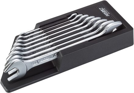 Hazet Dubbele steeksleutelset 8-delig 6 - 22 mm DIN 3110, DIN ISO 10102 Hazet 450N/8RS