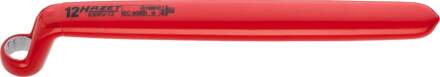 Hazet Enkele ringsleutel · geïsoleerd 630KV-12 · Buitentwaalfkant profiel · SW 12 mm
