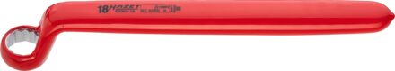 Hazet Enkele ringsleutel · geïsoleerd 630KV-18 · Buitentwaalfkant profiel · SW 18 mm