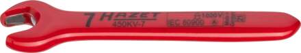 Hazet Enkele steeksleutel · geïsoleerd 450KV-7 · Buiten-zeskant-profiel · SW 7 mm