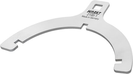 Hazet Filterpatroonsleutel 2195-1 · 1/2 inch (12,5 mm) vierkant hol · Ribbelprofiel · 192 mm