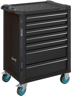 Hazet Gereedschapwagen - Assistent 179N - enkel 179N-7-RAL9005 - L x B x H: 785 mm x 518 mm x 1020 mm - Laden, ondiep: 5× 81 x 522 x 398 mm - Laden,