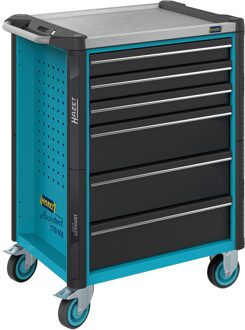 Hazet Gereedschapwagen - Assistent 179NX - enkel 179NX-6 - L x B x H: 785 mm x 518 mm x 1020 mm - Laden, ondiep: 3× 81 x 522 x 398 mm - Laden, diep: