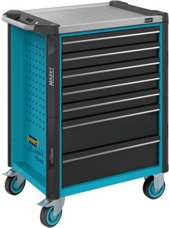 Hazet Gereedschapwagen - Assistent 179NX - enkel 179NX-7 - L x B x H: 785 mm x 518 mm x 1020 mm - Laden, ondiep: 5× 81 x 522 x 398 mm - Laden, diep: