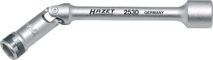 Hazet Gloeibougie-dopsleutel 2530 | 3/8 inch (10 mm) vierkant hol | Buiten-zeskant-tractieprofiel | SW 10 mm - 2530