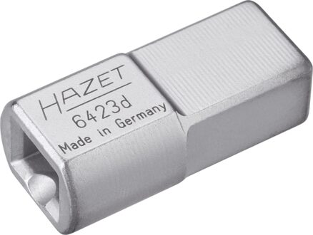 Hazet Insteekadapter 6423D · 14 x 18 mm insteekvierkant massief · 9 x 12 mm insteekvierkant hol · Lengte: 45 mm