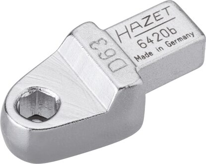Hazet Insteekhouder voor bits 6420B · 9 x 12 mm insteekvierkant massief · 1/4 inch (6,3 mm) zeskant hol · Lengte: 40,5 mm
