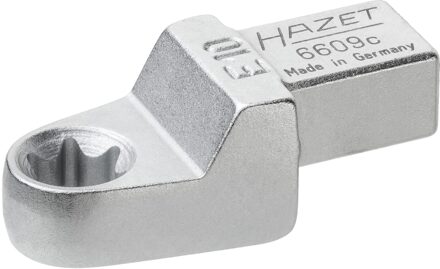 Hazet Insteekringsleutel 6609C-E10 · 9 x 12 mm insteekvierkant massief · Buiten-TORX®-profiel · SW E10