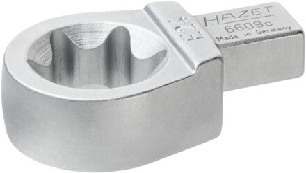 Hazet Insteekringsleutel 6609C-E24 · 9 x 12 mm insteekvierkant massief · Buiten-TORX®-profiel · SW E24